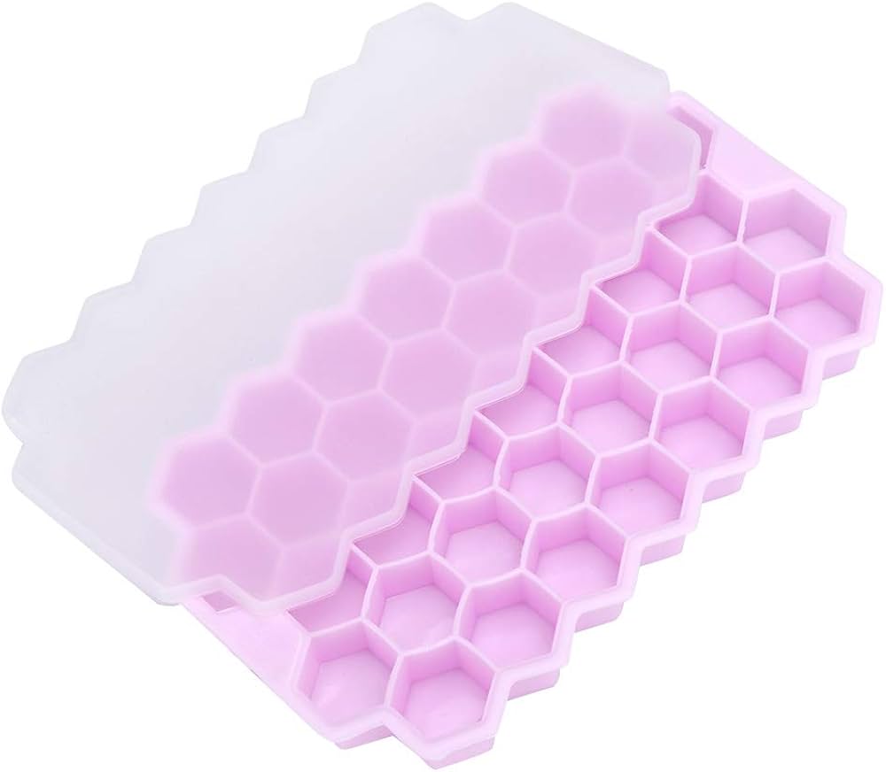 AuraSilic 37-Grid Honeycomb Ice Cube Tray