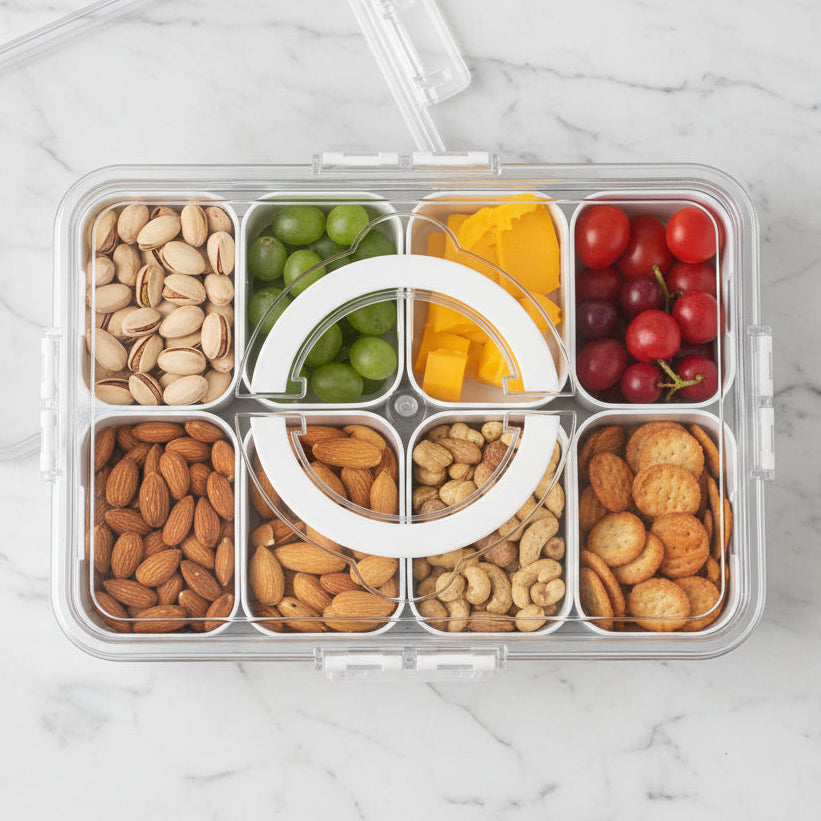 Aura 8 in 1 SnackVault Acrylic Organizer