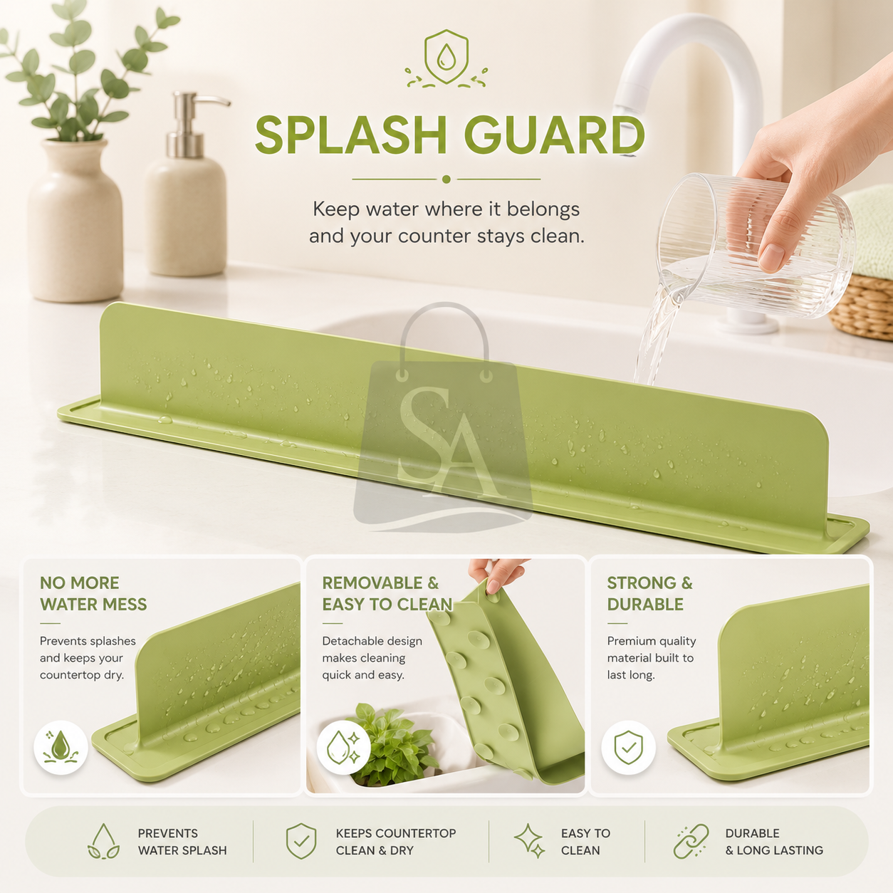 AuraSilic Splash Guard