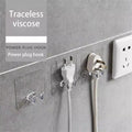 Adhesive Wall Hanger Storage Transparent Hooks Pack Of 5 - All-In-One Store