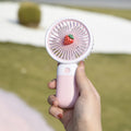 Aura Mini Handheld Fan Rechargeable
